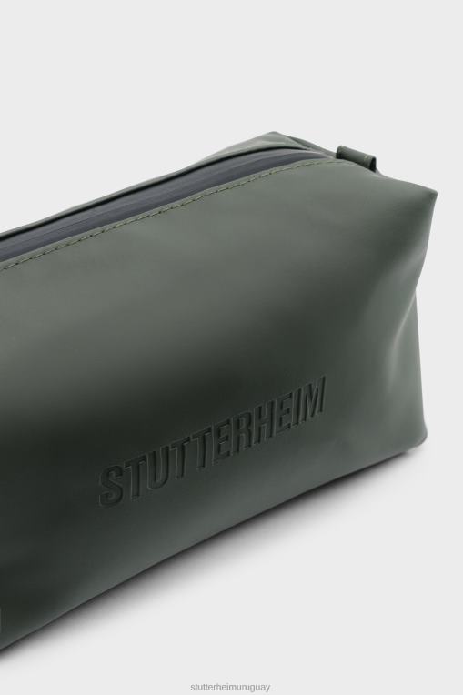 Stutterheim unisexo contenedor pequeño bolsa de lavado N80T298 accesorios verde