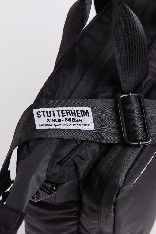 Stutterheim unisexo bolso tote utilitario breve N80T391 accesorios negro