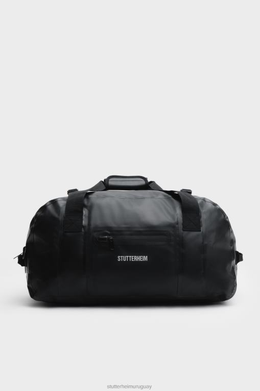 Stutterheim unisexo bolsa de lona para lluvia 50l N80T300 accesorios negro