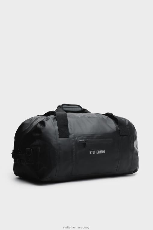 Stutterheim unisexo bolsa de lona para lluvia 50l N80T300 accesorios negro