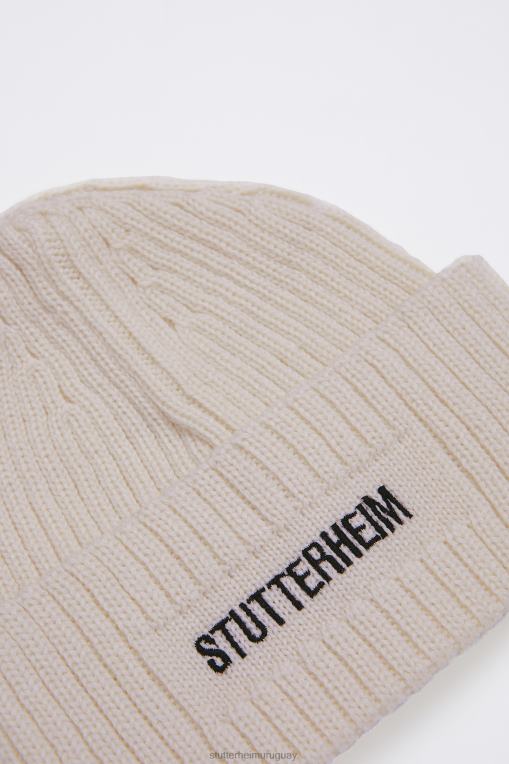 Stutterheim unisexo gorro con logo N80T369 accesorios arena clara