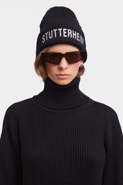 Stutterheim unisexo gorro grande l N80T365 accesorios negro