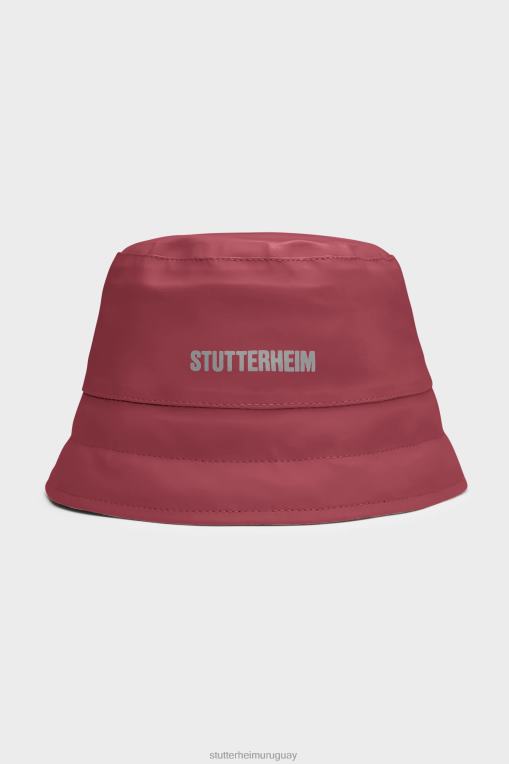 Stutterheim unisexo sombrero de pescador acolchado skarholmen N80T412 accesorios borgoña