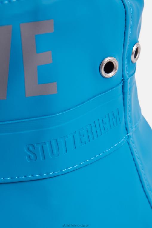 Stutterheim unisexo sombrero de pescador beckholmen N80T345 accesorios mosaico azul