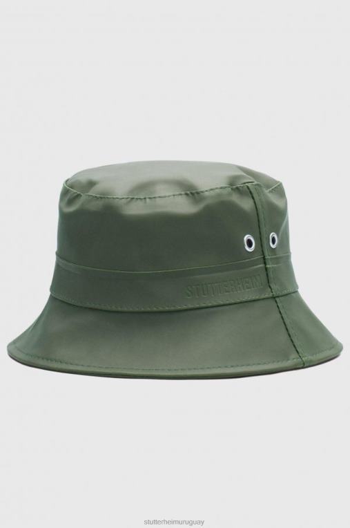 Stutterheim unisexo sombrero de pescador beckholmen N80T351 accesorios verde