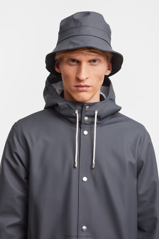 Stutterheim unisexo sombrero de pescador beckholmen N80T352 accesorios carbón