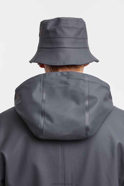 Stutterheim unisexo sombrero de pescador beckholmen N80T352 accesorios carbón