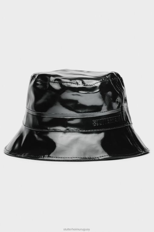 Stutterheim unisexo sombrero de pescador beckholmen ópalo N80T356 accesorios negro