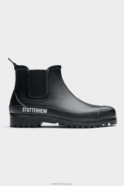 Stutterheim unisexo caminante de invierno chelsea N80T176 calzado negro
