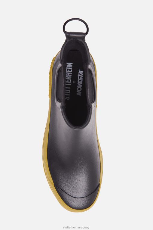 Stutterheim unisexo caminante de lluvia chelsea N80T166 calzado oro negro