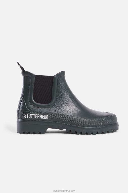 Stutterheim unisexo caminante de lluvia chelsea N80T170 calzado verde oscuro