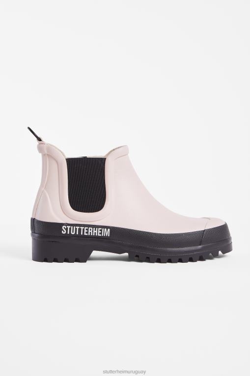 Stutterheim unisexo caminante de lluvia chelsea N80T270 calzado melocotón/negro