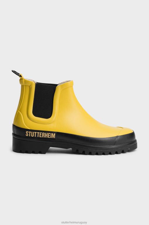 Stutterheim unisexo caminante de lluvia chelsea N80T273 calzado girasol/negro