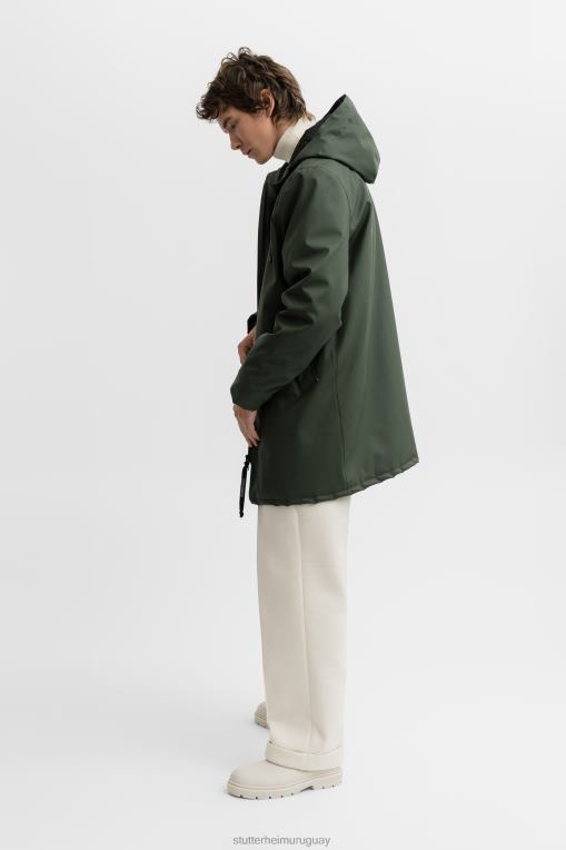 Stutterheim hombres chaqueta de invierno estocolmo N80T252 ropa verde