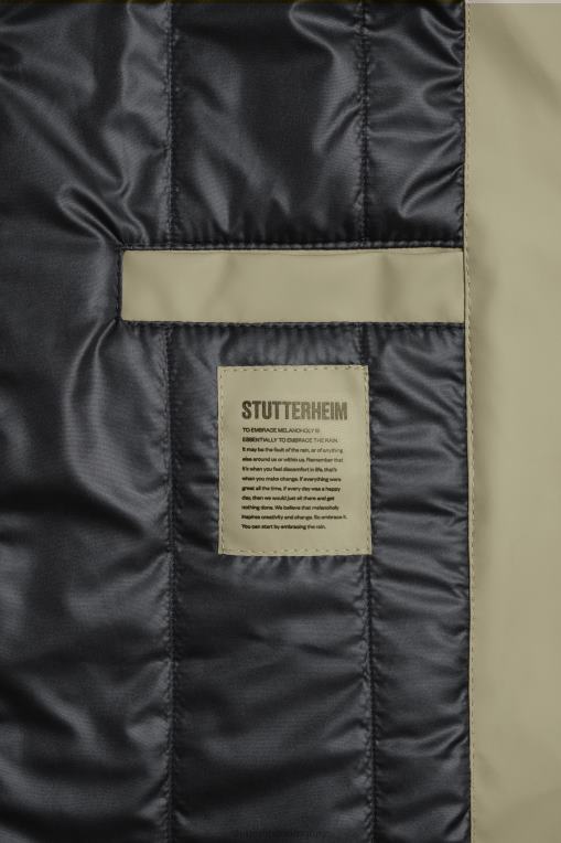 Stutterheim hombres chaqueta de invierno estocolmo N80T254 ropa áloe