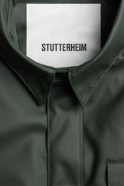 Stutterheim hombres chaqueta de invierno ringen N80T244 ropa verde