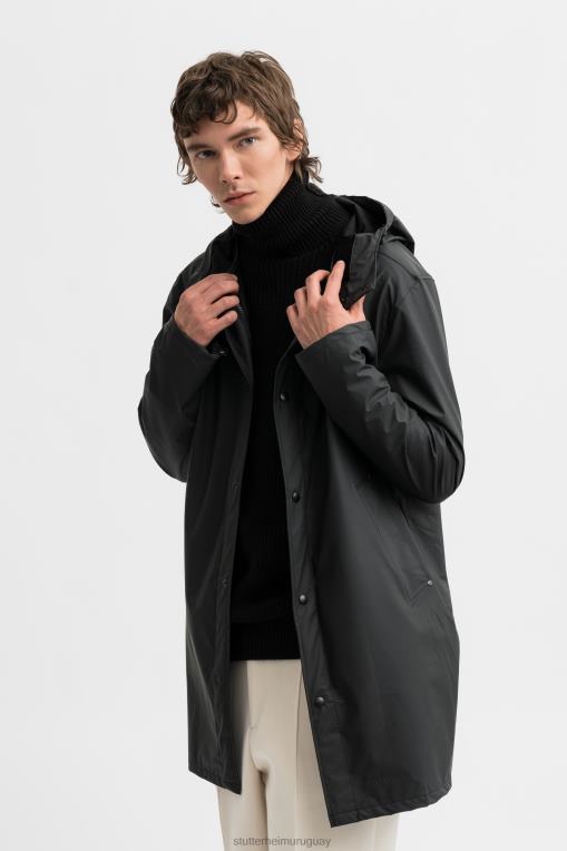 Stutterheim hombres chaqueta estocolmo 3 en 1 N80T247 ropa negro