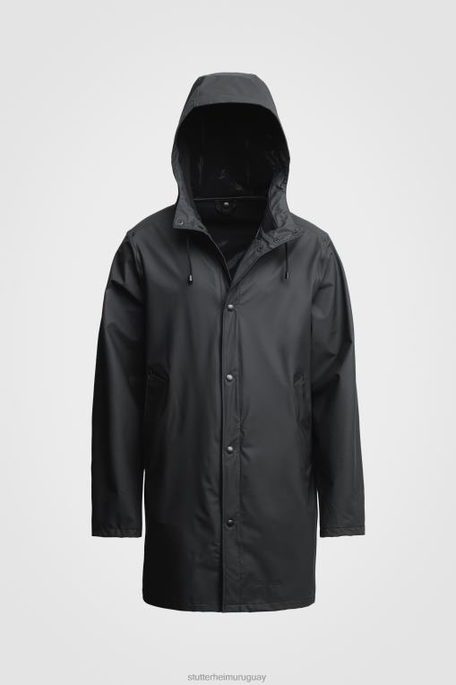 Stutterheim hombres chaqueta estocolmo 3 en 1 N80T247 ropa negro