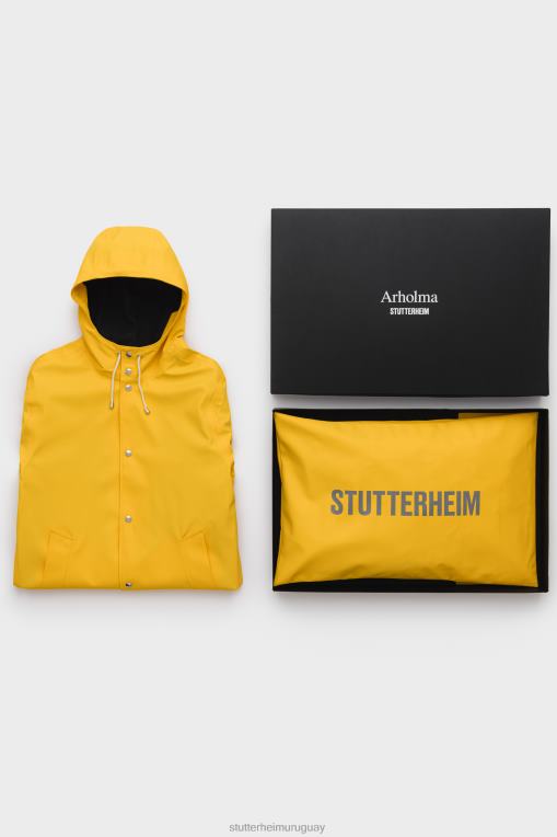 Stutterheim hombres impermeable arholma N80T124 ropa amarillo