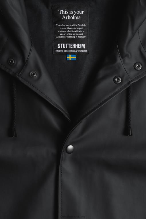 Stutterheim hombres impermeable arholma N80T125 ropa negro