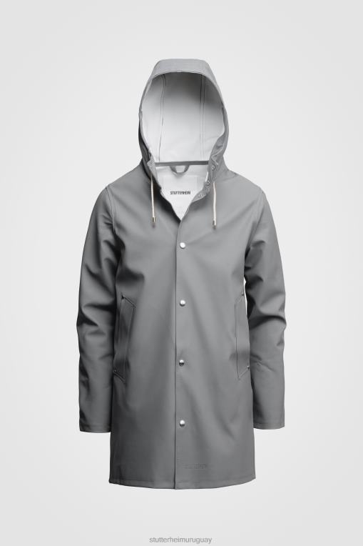 Stutterheim hombres impermeable de estocolmo N80T116 ropa gris