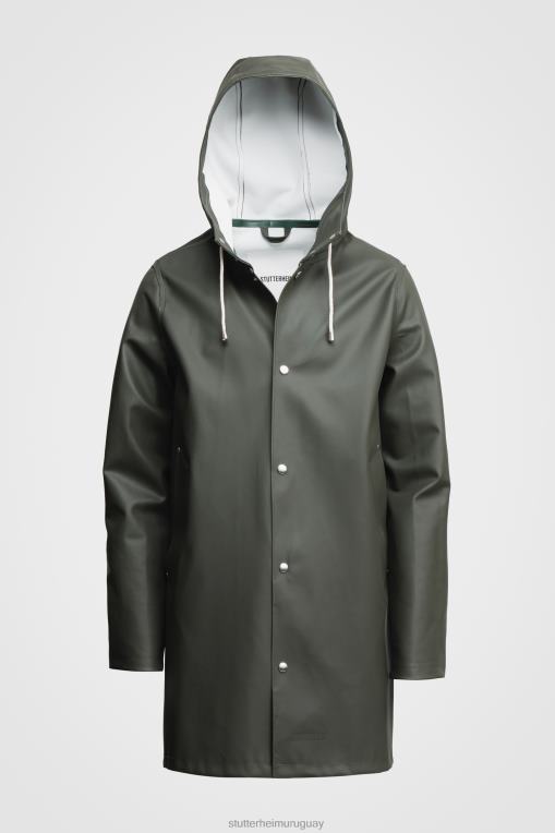 Stutterheim hombres impermeable de estocolmo N80T131 ropa verde