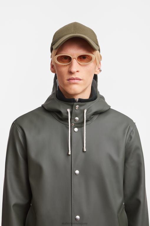 Stutterheim hombres impermeable de estocolmo N80T131 ropa verde