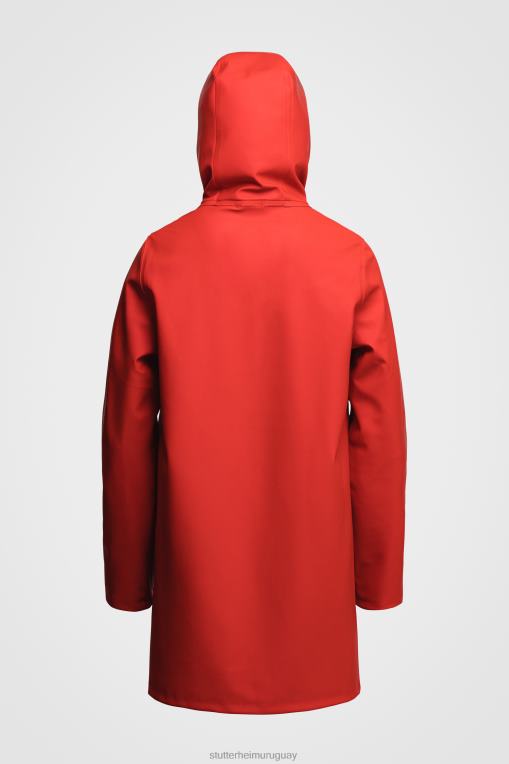 Stutterheim hombres impermeable de estocolmo N80T210 ropa rojo