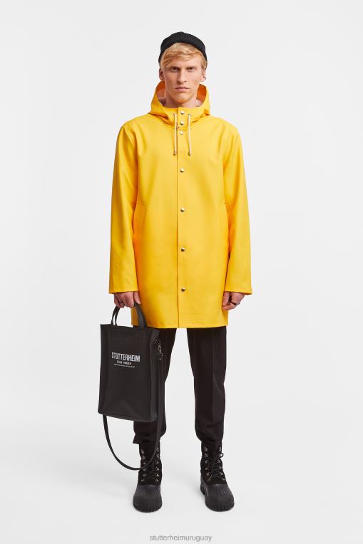 Stutterheim hombres impermeable de estocolmo N80T223 ropa amarillo