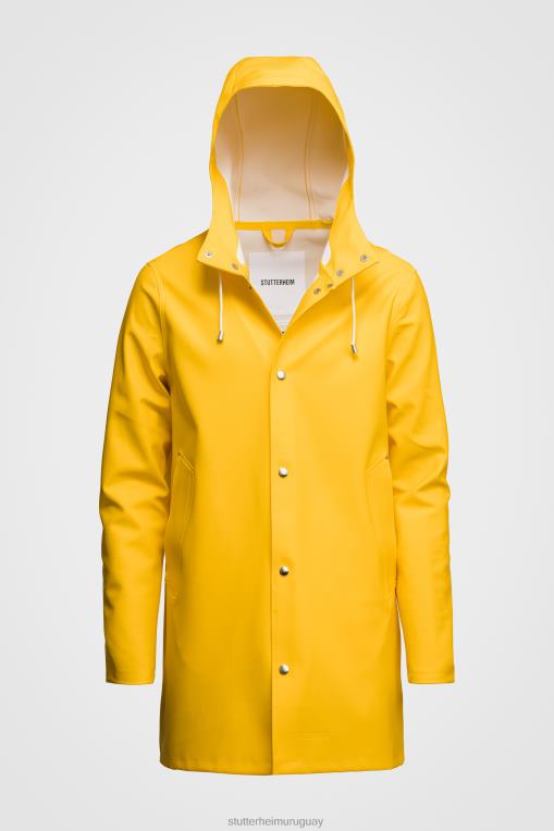 Stutterheim hombres impermeable de estocolmo N80T223 ropa amarillo