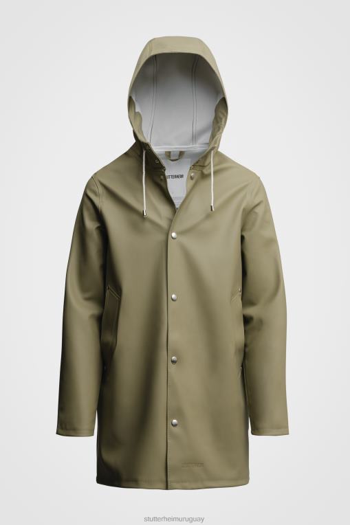 Stutterheim hombres impermeable de estocolmo N80T226 ropa áloe