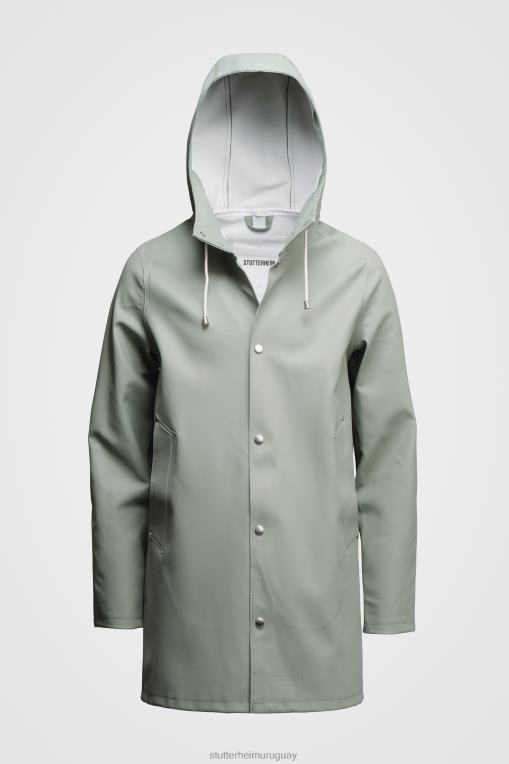 Stutterheim hombres impermeable de estocolmo N80T230 ropa verde caqui