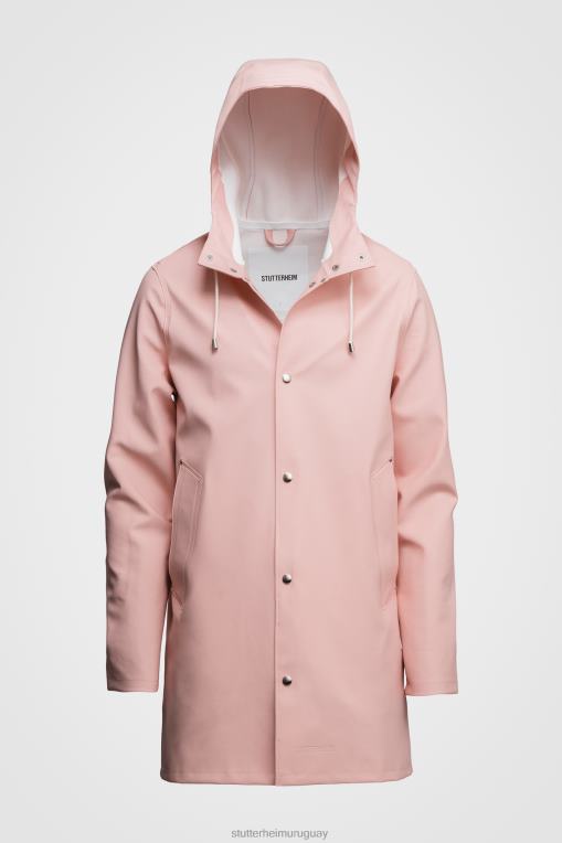 Stutterheim hombres impermeable de estocolmo N80T231 ropa Rosa palido