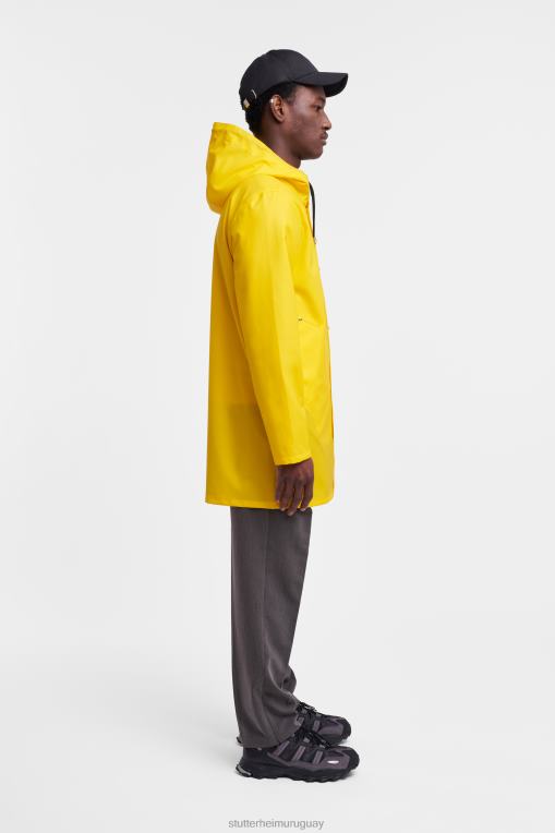 Stutterheim hombres impermeable ligero estocolmo N80T114 ropa amarillo