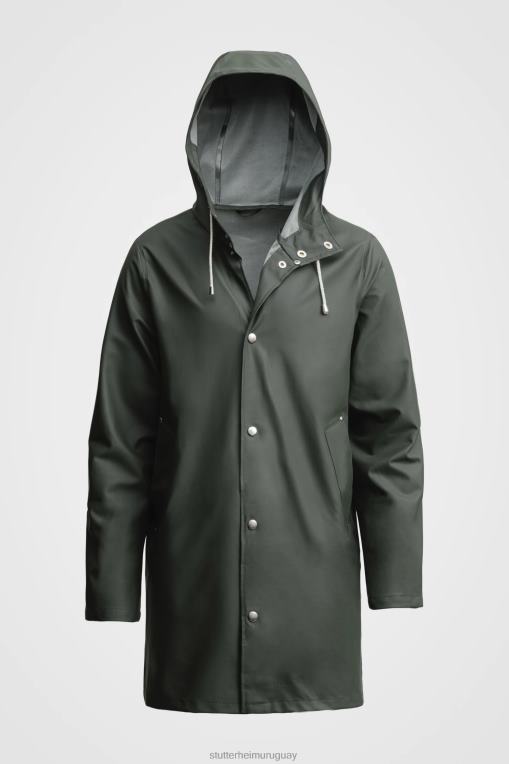 Stutterheim hombres impermeable ligero estocolmo N80T119 ropa verde