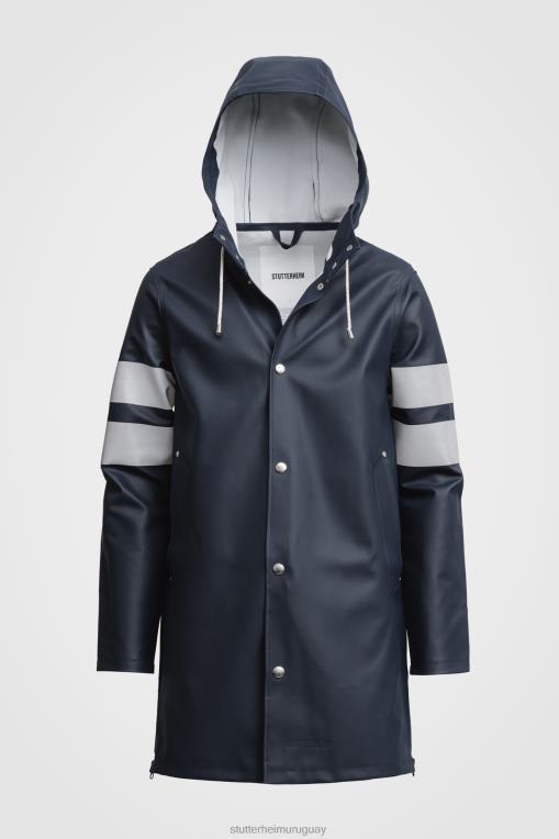 Stutterheim hombres impermeable para bicicleta estocolmo N80T140 ropa Armada