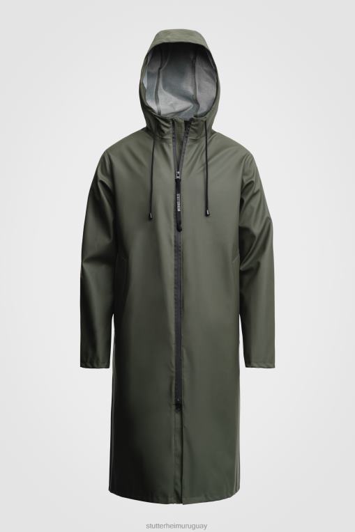 Stutterheim hombres parka camden N80T146 ropa verde