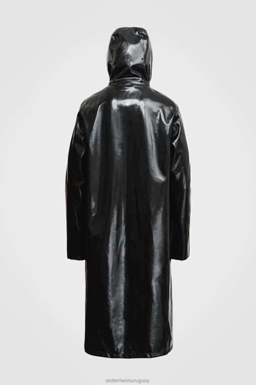 Stutterheim hombres parka camden ópalo N80T149 ropa negro