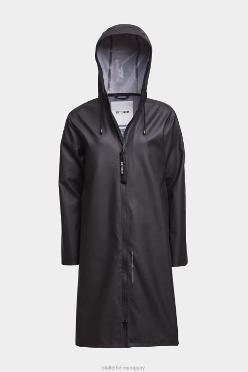 Stutterheim hombres parka ligera camden N80T100 ropa negro