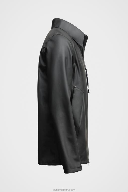 Stutterheim hombres sobrecamisa ligera notting hill N80T213 ropa negro