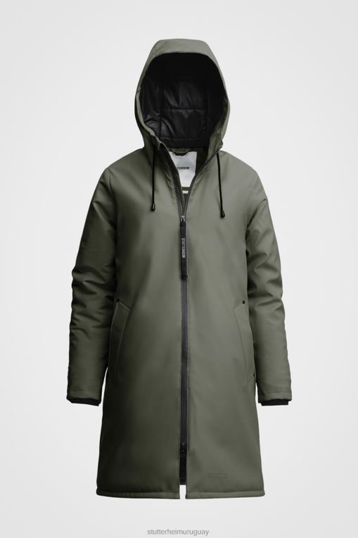 Stutterheim mujer chaqueta de invierno mosebacke N80T208 ropa verde