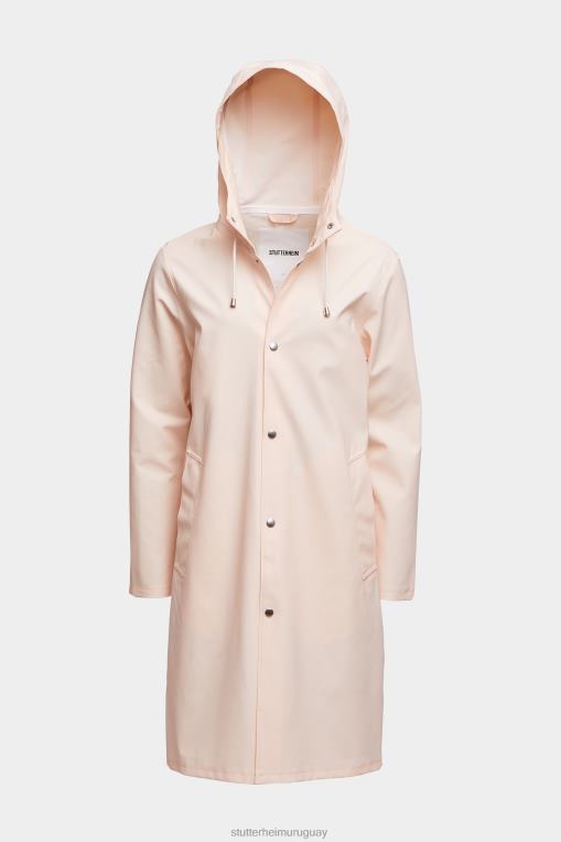 Stutterheim mujer chubasquero largo estampado Stockholm N80T43 ropa durazno