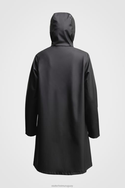 Stutterheim mujer chubasquero ligero mosebacke N80T30 ropa negro