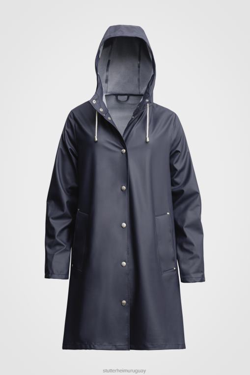 Stutterheim mujer chubasquero ligero mosebacke N80T77 ropa Armada