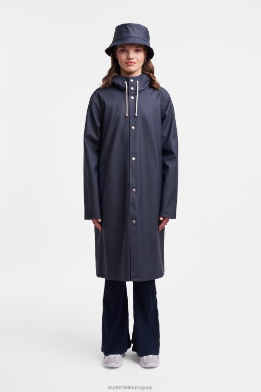 Stutterheim mujer impermeable largo estocolmo N80T46 ropa Armada