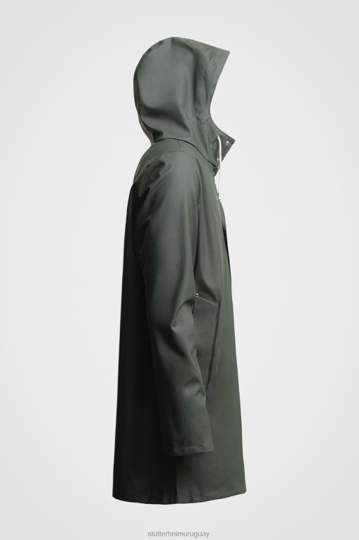 Stutterheim mujer impermeable ligero estocolmo N80T59 ropa verde