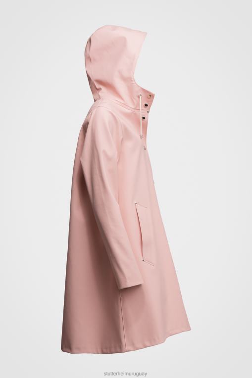 Stutterheim mujer impermeable mosesbacke N80T186 ropa Rosa palido