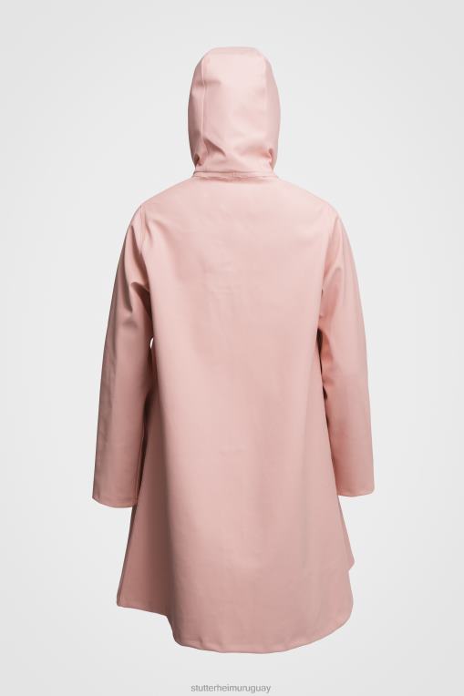 Stutterheim mujer impermeable mosesbacke N80T186 ropa Rosa palido