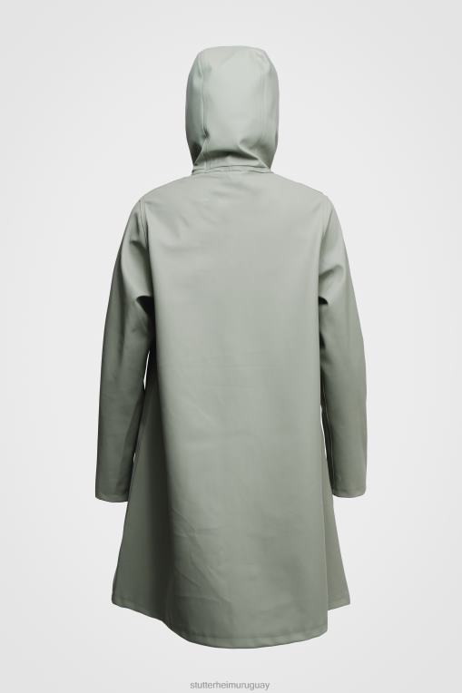 Stutterheim mujer impermeable mosesbacke N80T187 ropa verde caqui