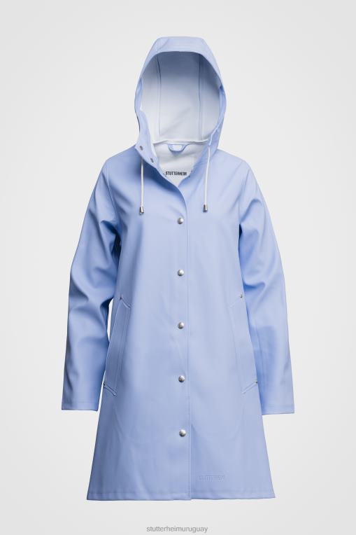 Stutterheim mujer impermeable mosesbacke N80T192 ropa azul claro